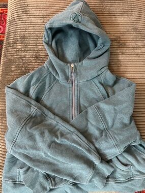 lululemon athletica Full-Zip Hooded Sweatshirt in Teal